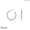 Boucles d'oreilles Paul Hewitt Anchor acier plaqué or rose PH-ER-ROH-R