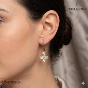 Boucles d'oreilles RUBYA Pierre Lannier BJ23A2211 acier poli de couleur or