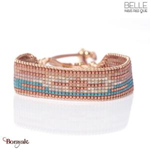 Bracelet Belle mais pas que, Golden Purple Sky, Perles de miyuki dorées à l'or f