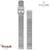 Bracelet de Montre Pierre Lannier Acier milanais argenté 12 mm