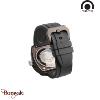 Bracelet de montre Tacs Watch caoutchouc noir FKM 24 mm – Style AVL II Homme