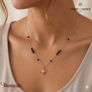Collier AUSTRALE Pierre Lannier BJ22A0231 acier poli de couleur or