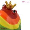 Grenouille tirelire décorative  Pomme Pidou Rainbow Taille M