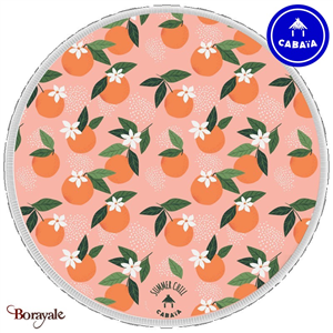 Serviette Ronde CABAIA coton OEKO TEX Tulum