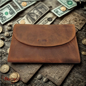Porte monnaie et cartes KASZER collection Oregon Marron naturel 501604-MC6