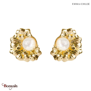 Boucles d'oreilles Atelier D'Emma Et Chloé Achillea doré ACHILLEA-OR-NAC