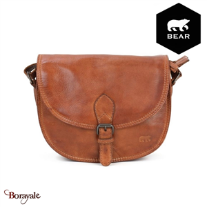 Maroquinerie Bear Design en Cuir de vachette lavé Cognac Collection : Lavato