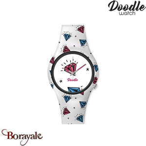 Montre DOODLE AMERICANS MOOD DIAMANT Ø35mm