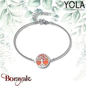 Bracelet Cornaline Collection Arbre de vie YOLA NATURE