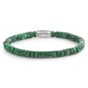 Bracelet Rebel & Rose 6 mm Malachite composite