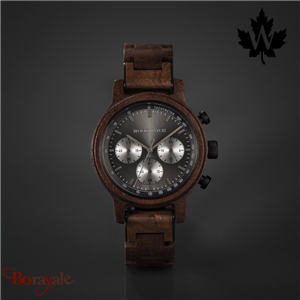 Montre WOODWATCH CLASSIC - 41MM Chrono Slate Acacias WW-CLC-4AGS
