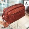 Trousse de voyage HARBOUR-2ND collection Luca en cuir naturel cognac