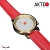 Montre AKTEO Amour dentelle tulipes art déco ronde EAm01H