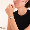 Montre Rosefield Oval Or Blanc Femme OVWGSG-OV19