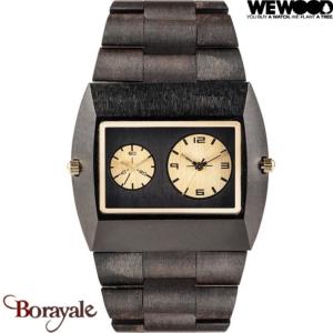 Montre en bois WEWOOD JUPITER Black gold 70307-307