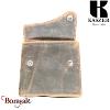 Porte-cartes Kaszer Oregon en cuir de vachette pleine fleur marron naturel