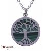 Collier malachite Collection Arbre de vie YOLA NATURE