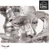 Buste 3 Visages Sur Pied argent antique Home Edelweiss collection : Indiana 30 c