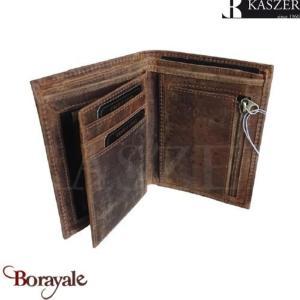 Portefeuille KASZER collection Oregon Marron naturel 520305-MC6