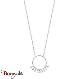 Collier argent 925° rhodié Collection : Perles d'argent