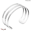 Bracelet Pierre Lannier Ariane acier argenté sans nickel BJ07A1101