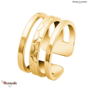 Bague Pierre Lannier Ariane acier doré sans nickel BJ07A3205