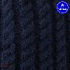 Bonnet + 3 pompons Royal Mojito bleu marine avec polaire Cabaïa 50% acrylique 50