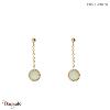 Boucles d'oreilles Atelier D'Emma Et Chloé Hora doré HORA-OR-AVE