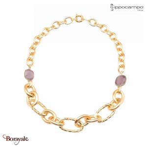 Collier Ippocampo Legami  bronze plaqué or jaune IPLG19