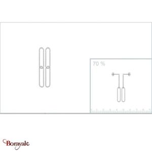 Boucles d'oreilles argent 925° rhodié Borayale Collection : Les essentielles