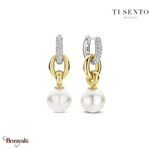 Boucles d'oreilles TI Sento perles femme 78016YP