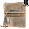 Compagnon Kaszer Oregon en cuir de vachette pleine fleur marron naturel foncé
