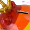 Grenouille tirelire décorative  Pomme Pidou Rainbow Taille M