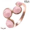 Bague Yola Nature Nature et élégance Acier plaqué IP rose IK-173-60