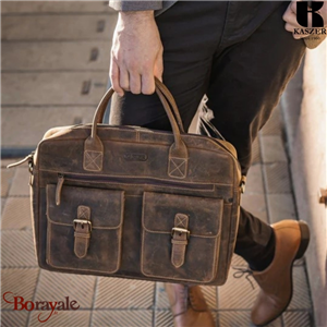 Cartable Serviette Kaszer collection Nevada en cuir de vachette 20842-C6