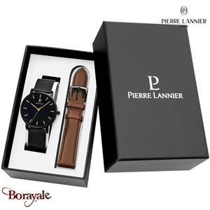 Montre Pierre Lannier Coffret ESSENTIAL Homme quartz 388C439
