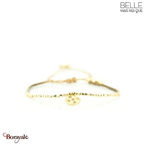 Bracelet -Belle mais pas que- collection Douceur amande B- 1724-DOUC