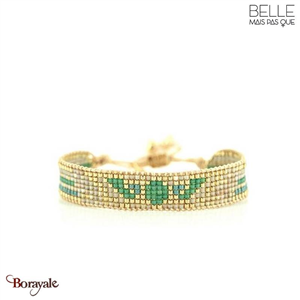 Bracelet Belle mais pas que, Summer Mint, Perles de miyuki dorées à l'or fin