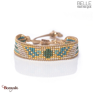 Bracelet -Belle mais pas que- collection Golden Pistachio B-1889-PISTA