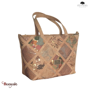 Sac à main en liège made in Portugal Montado Multi marbre liège