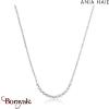 Modern Minimalism, Collier Argent plaqué rhodium  ANIA-HAIE N002-04H