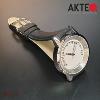 Montre AKTEO Art - Lettres Ecrivain 38 mm argent ronde ALe11