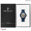 Montre PIERRE LANNIER Collection AUTOMATIC doré rose/bleu métal