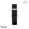 Montre Homme Orlam Pulse cadran noir bracelet cuir noir étanche 10 ATM ORSSLPU00