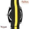 Montre KELTON RC 22 noire- jaune nato quartz Unisexe 9122432