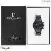 Montre PIERRE LANNIER Collection ABSOLU noir métal Homme