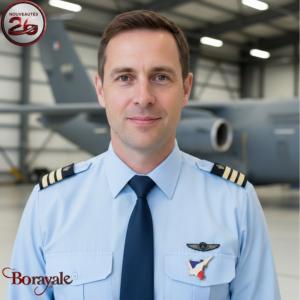 Pin's Dassault Aviation Rafale Solo display, bleu, blanc, rouge