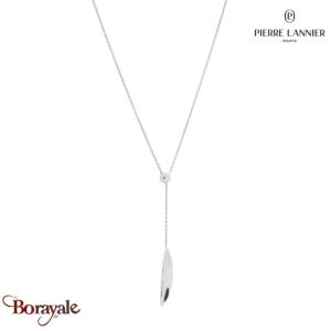 Collier sautoir ENTASIS Pierre Lannier BJ20A0101 acier poli de couleur argent