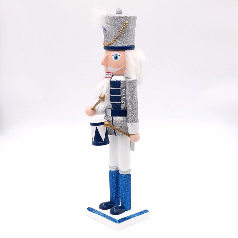 Figurine Casse-Noisette En Bois - Statue De Soldat Casse