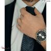 Montre PIERRE LANNIER Collection BARON Cadran Noir Bracelet Acier Milanais Argent